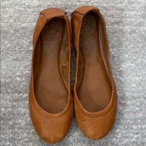 Tory Burch Tan Flats - 7.5